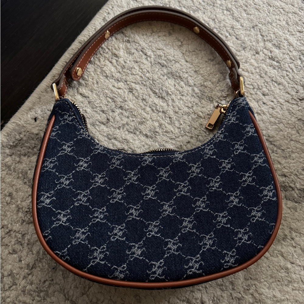 MANGO Blue Denim Mini Bag